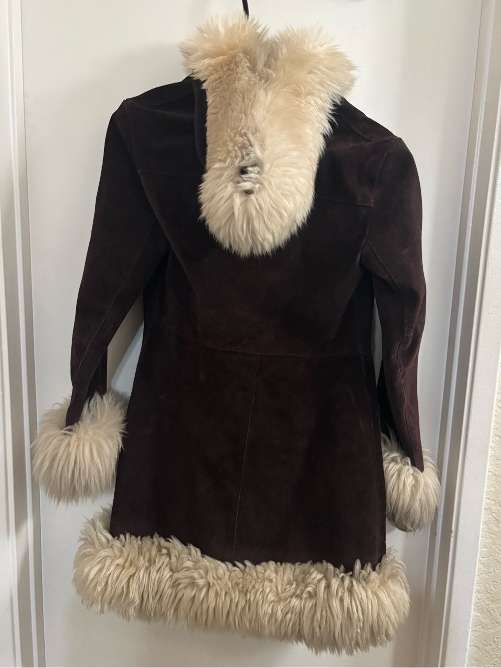 60-70’s vintage genuine fur/leather penny lane coat - Picture 5 of 5